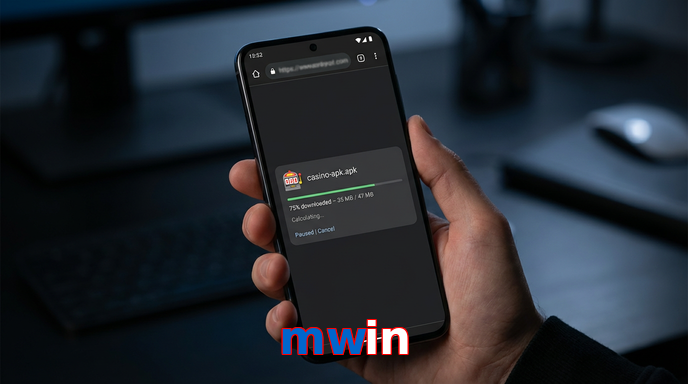 Main screen of Mwin apk page for PK players